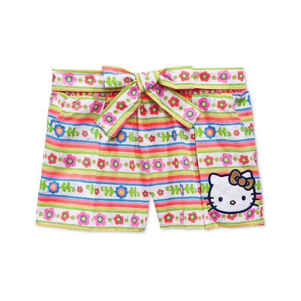 evy of California Girls Hello Kitty World Casual Walking Shorts, Multicoloure...